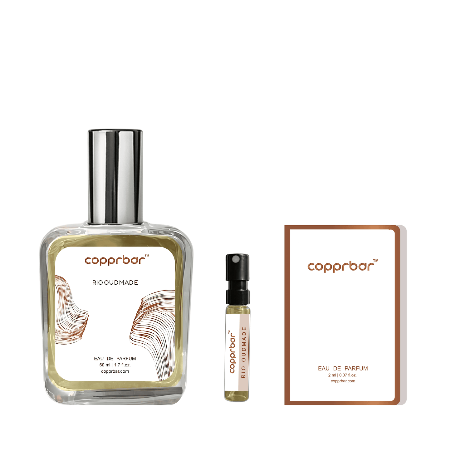 Rio Oudmade Eau de Parfum – 50ml Long Lasting | Premium Perfume | Bold & Smoky Oud Fragrance | Gift for Him & Her