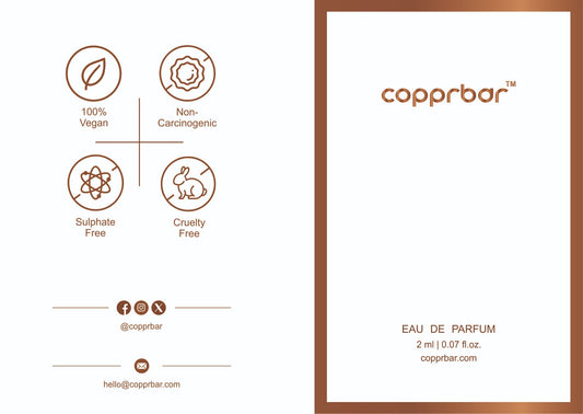 Copprbar Discovery Set – Pack of 5 Perfume Samples | 5 x 2ml spray vials