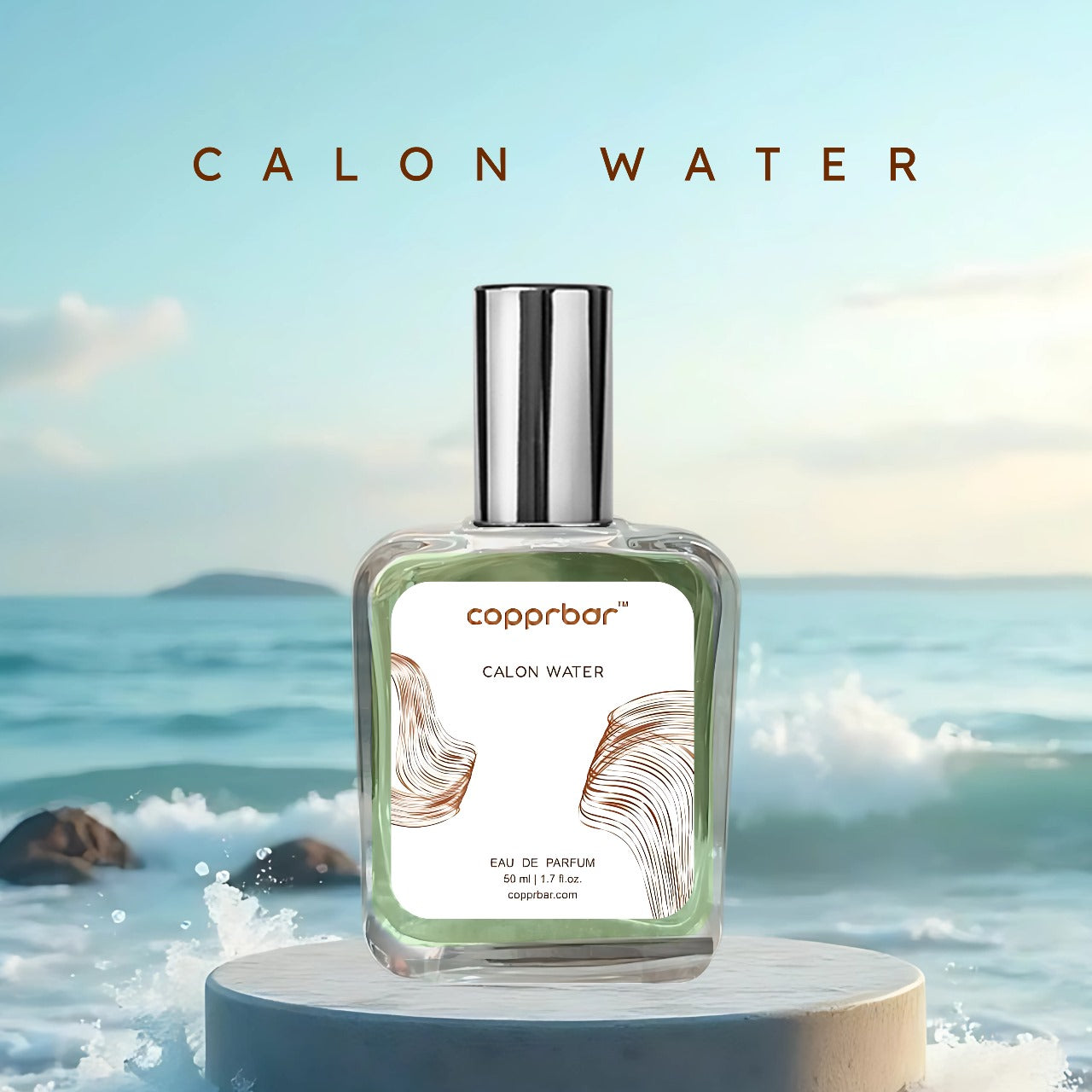 Calon Water Eau de Parfum EDP – 50 ml Long Lasting | Premium Perfume | Refreshing & Aquatic Fragrance